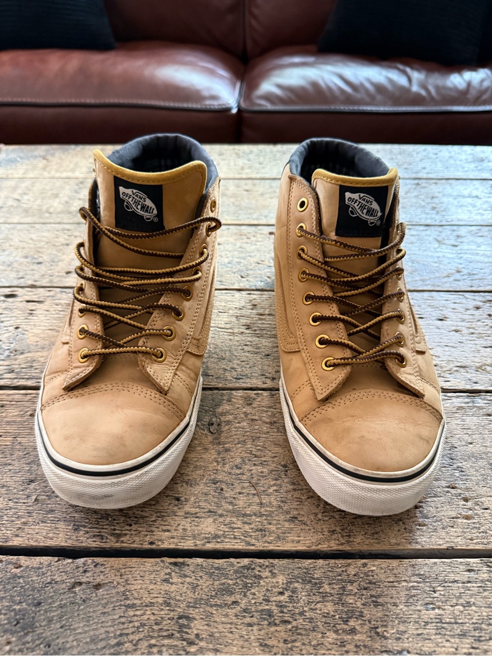 Vans Men’s Tan Sk8-Hi MTE High-Top Shoes